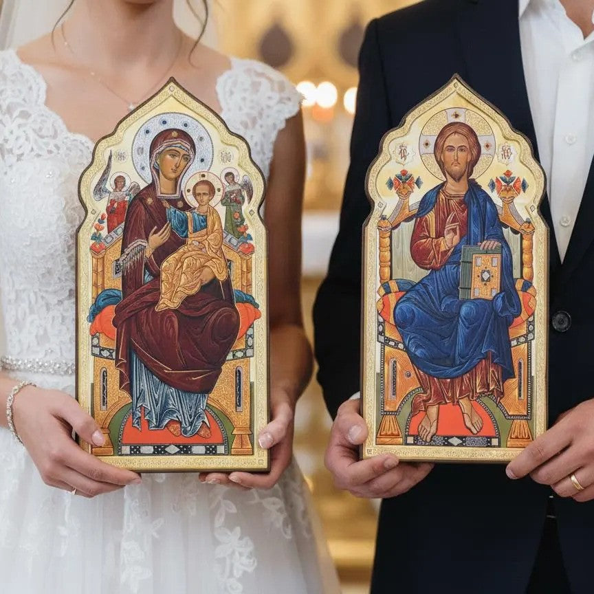 Wedding icon pairs