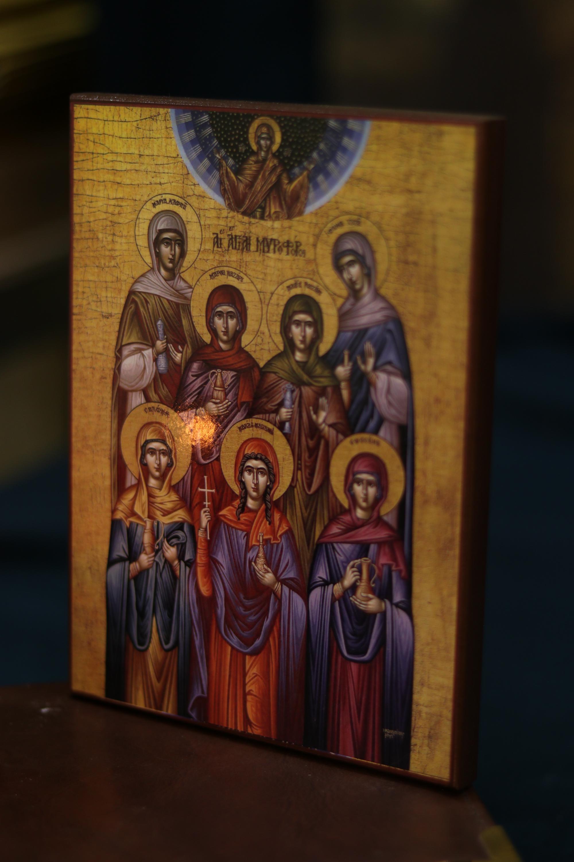 Holy Myrrhbearers Icon Wooden Icon Orthodox Religious Art