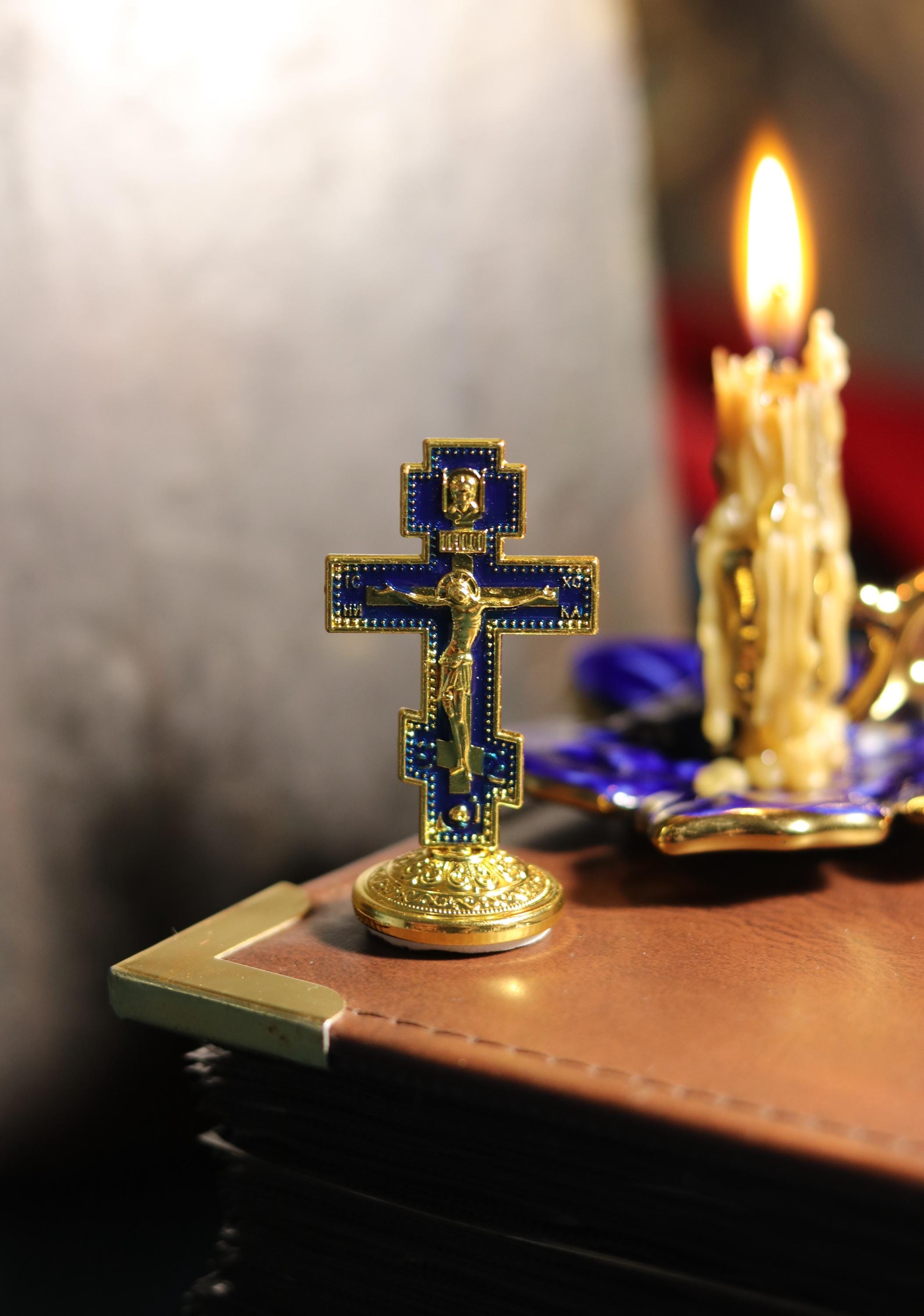 Metal cross. Orthodox cross. Matal car orthodox cross. Crucifix. Matalcross. Maetal car cross. Christian cross. Religious car decor