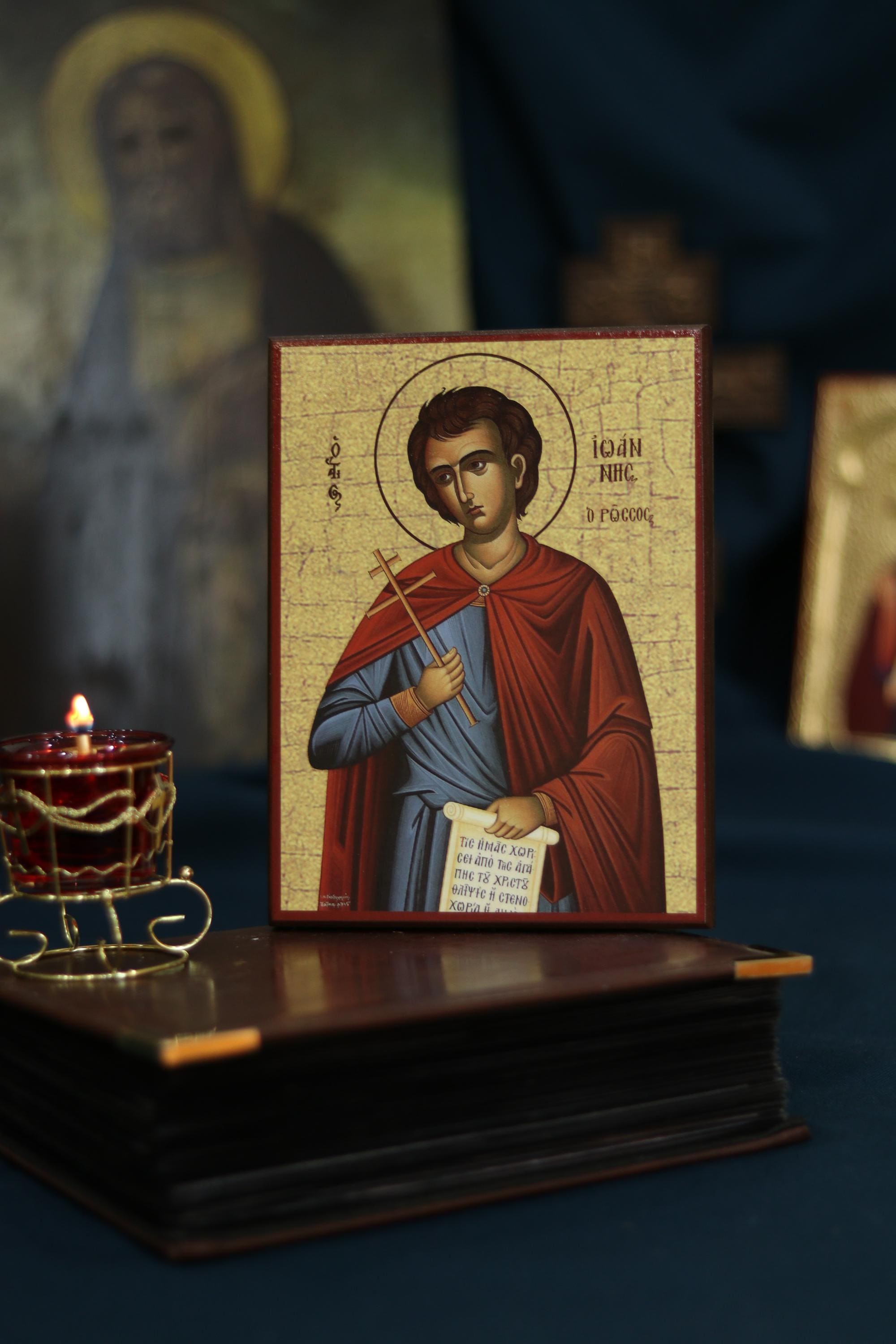 Saint John Rusyn Orthodox Wooden Icon Christian Prayer