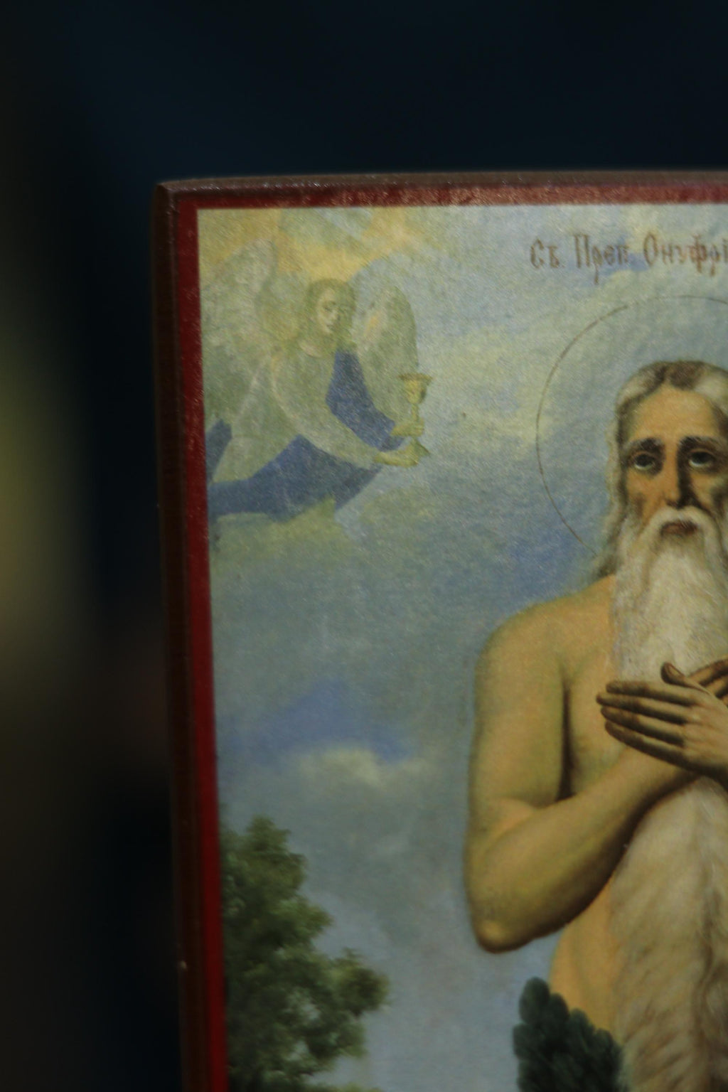 Saint Onuphrius Icon Wooden Icon Orthodox