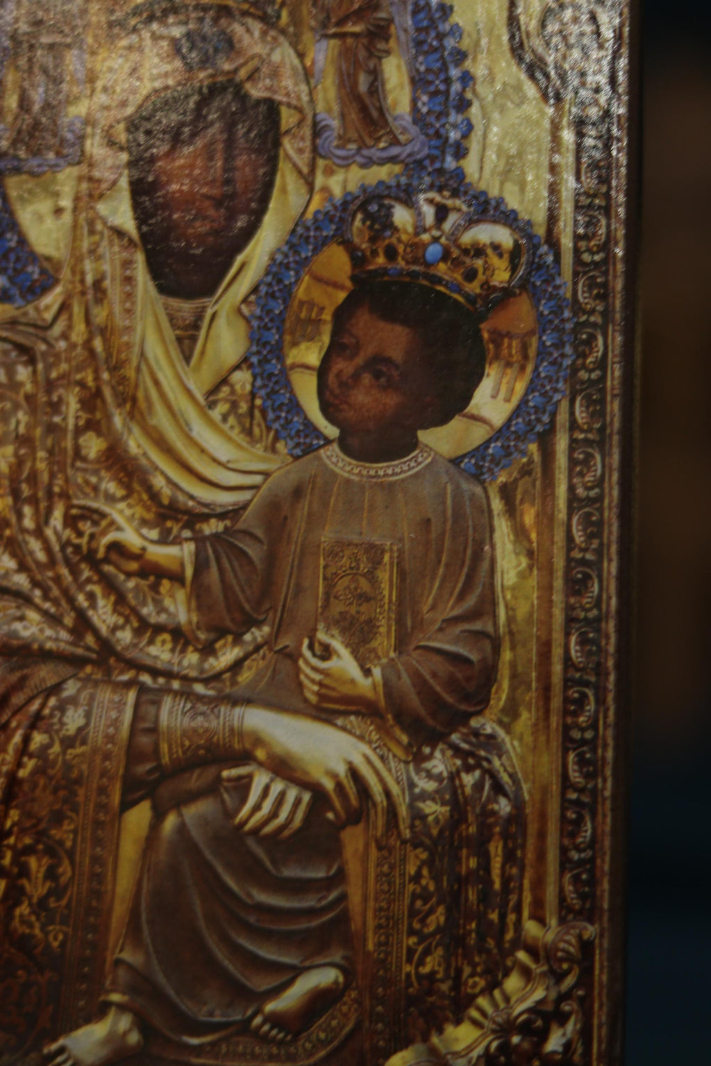 All-Merciful (Vsemylostyva) Mother of God Icon Orthodox Wood Art 6.3x3.9in