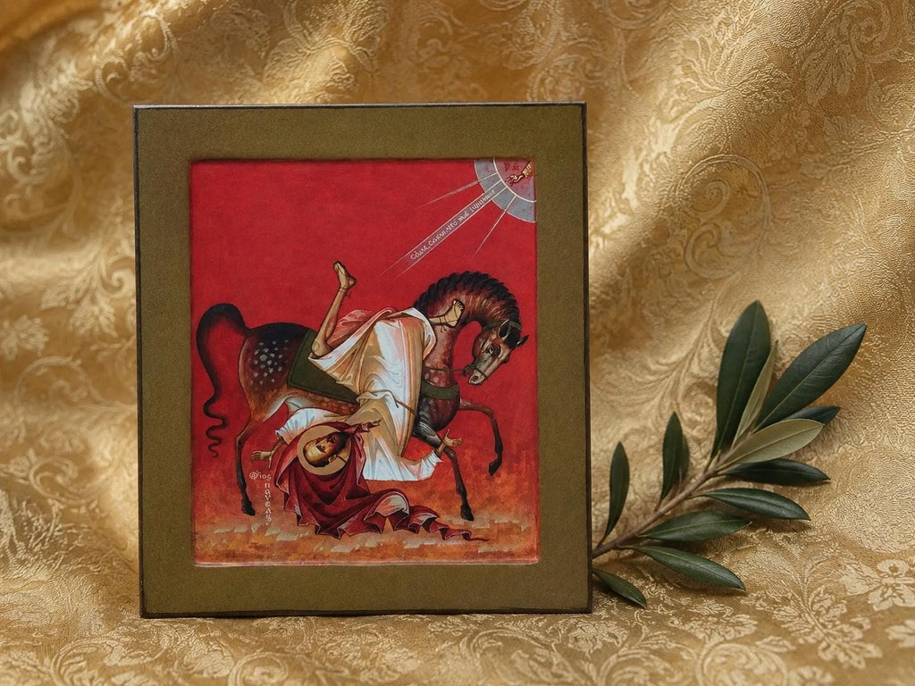 Saint Paul Damascus Icon Wooden Icon Orthodox Travel Art