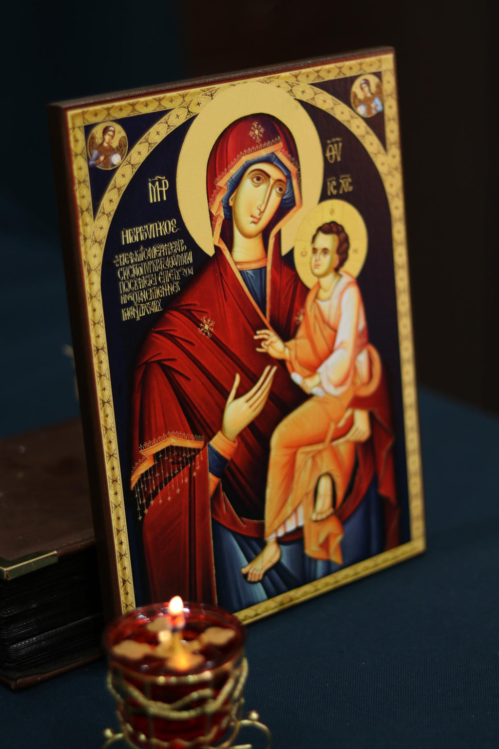 Iveron Mother of God Icon, Orthodox Wooden Icon –