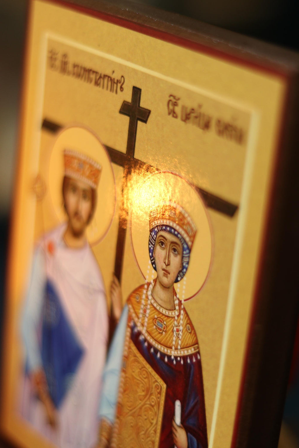 Orthodox Wooden Icon Virgin Mary Icon , Religious Decor, Christian Gift