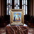 Icon of the crucifixion of Jesus Christ, Folding icon, Jesus christ, Mother of god, Orthodox icon, Small icon, Pocket icon, Christian icon