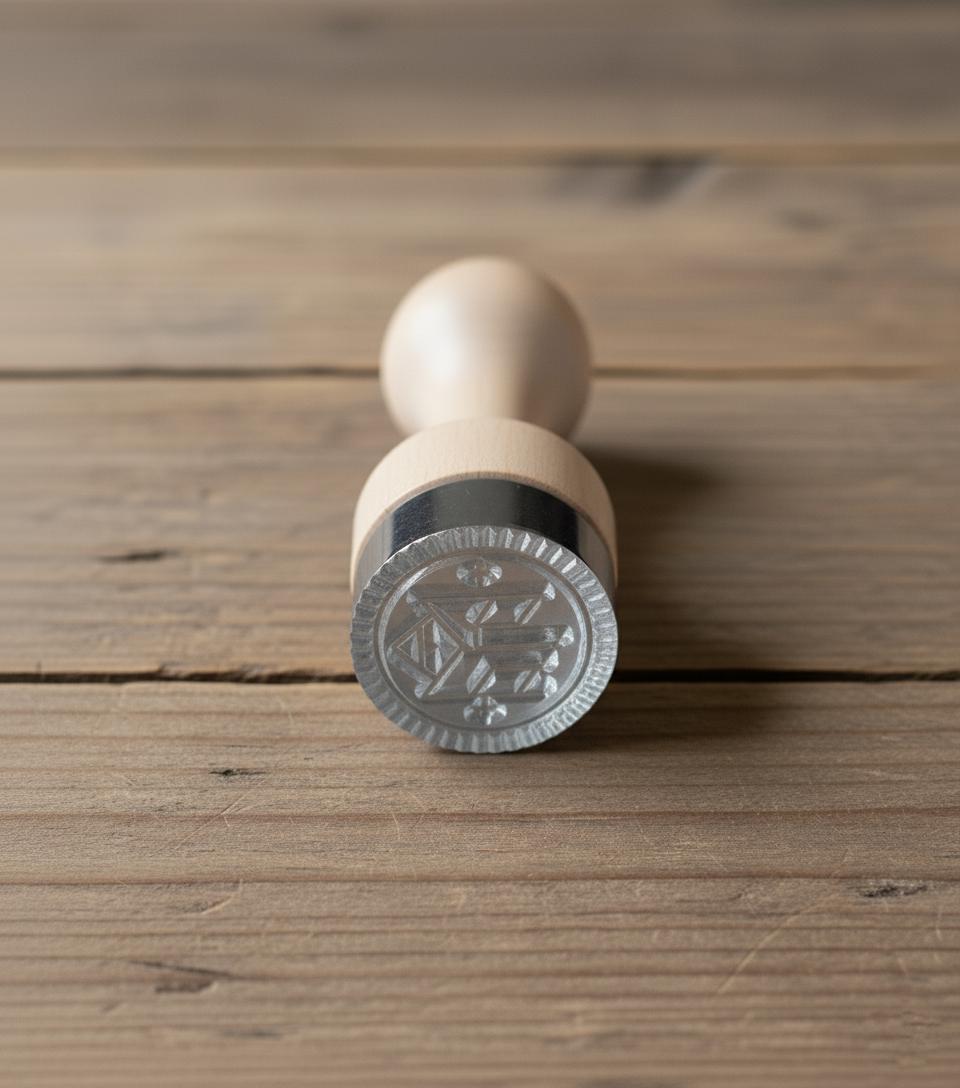 Metal Orthodox Seal 25mm, Virgin Mary Mold, Engraved  Stamp, Prosphora Seal