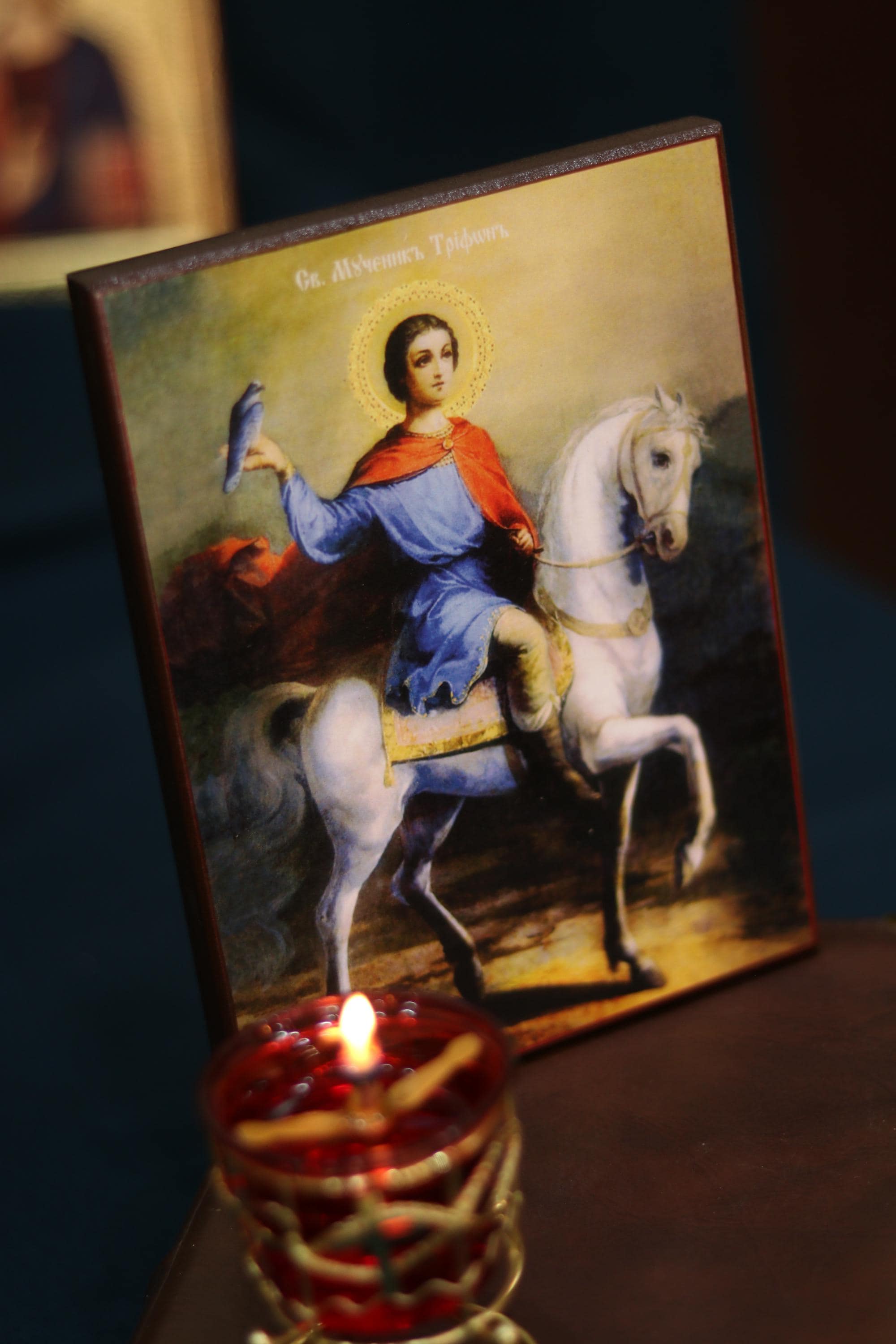 St Tryphon Icon Orthodox Christian Wooden Icon Saint Tryphon Gift