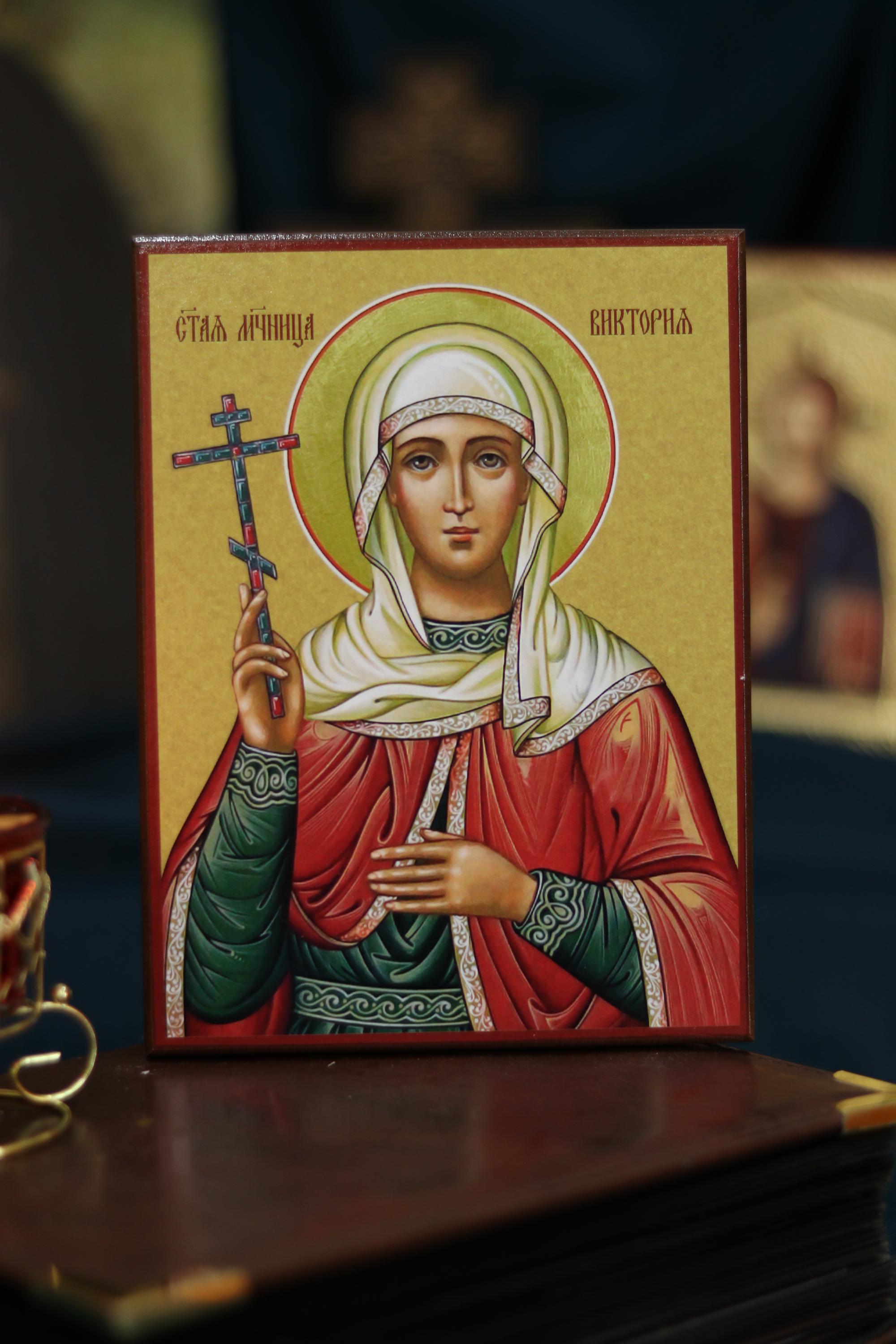 Saint Victoria Icon Wooden Icon Orthodox Religious Art