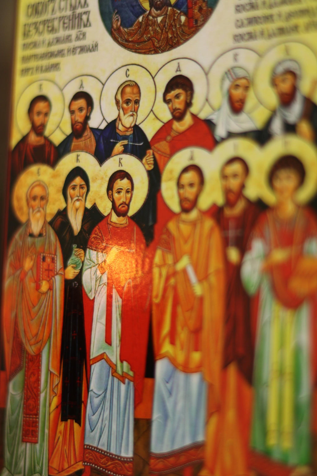 12 Holy Healers Icon Wooden Icon Orthodox Icon Religious Art