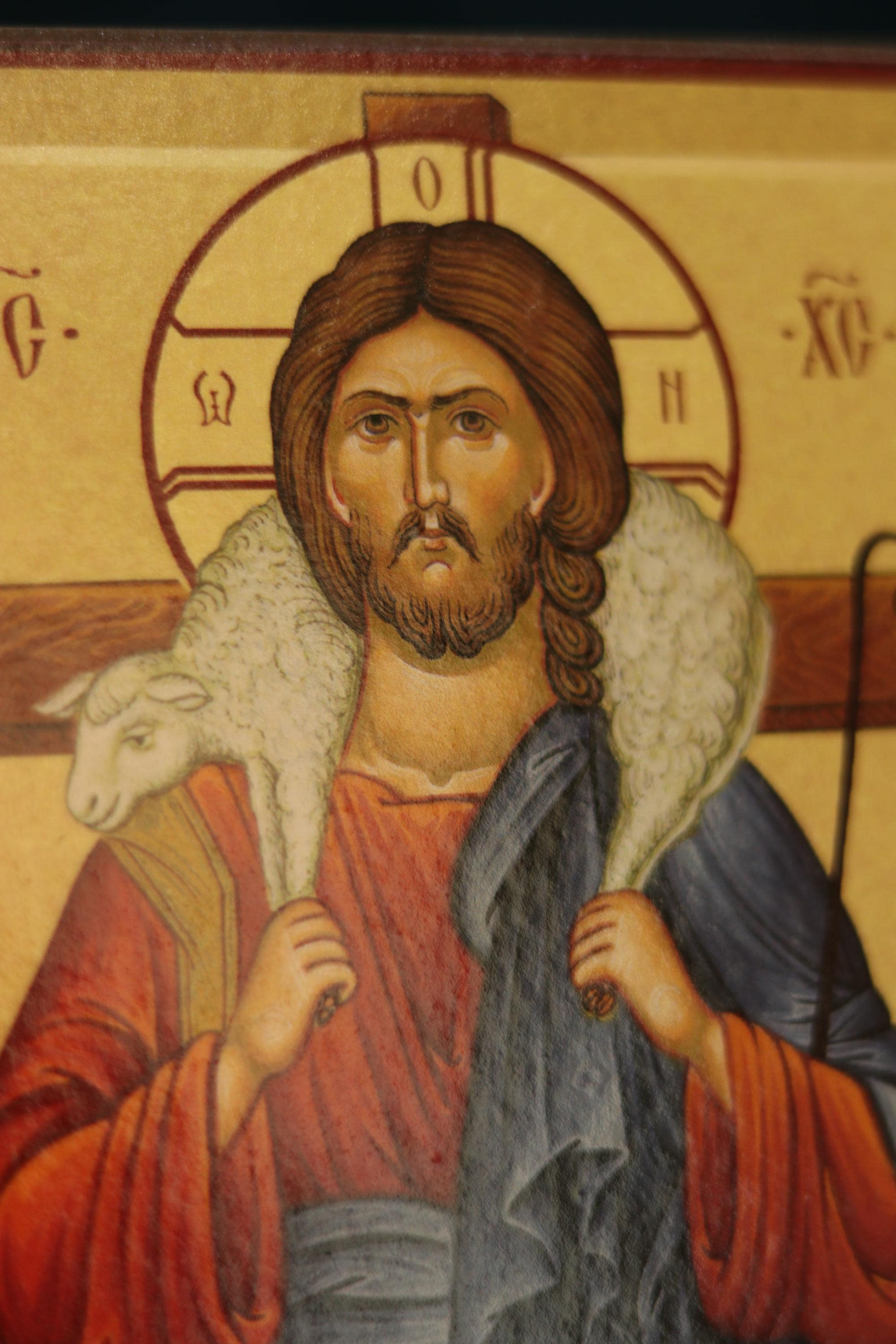 Jesus Christ Icon Wooden Icon 200g, Orthodox Religious Decor