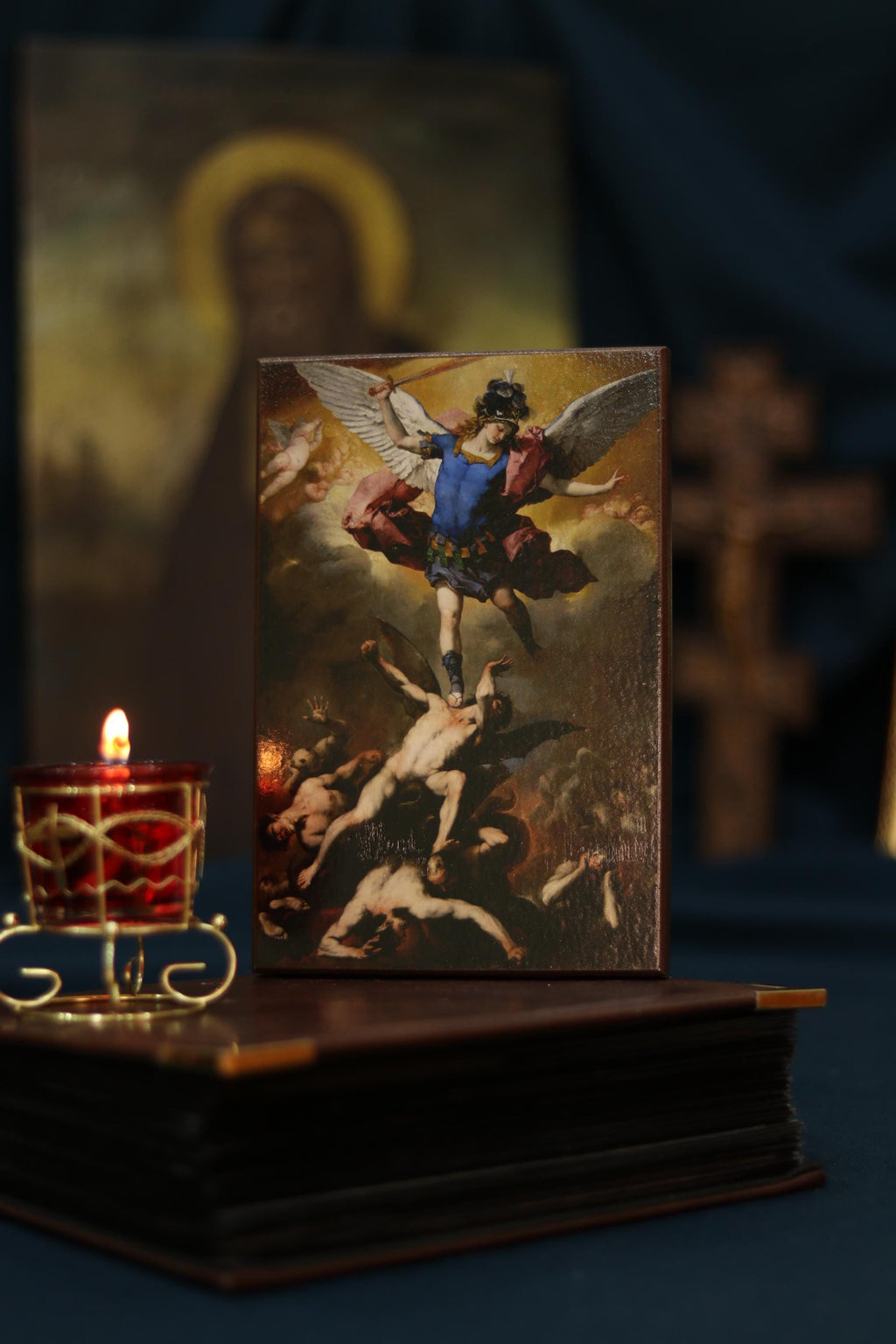 Fall of Rebel Angels Icon Wooden Icon Orthodox Icon