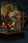 Fall of Rebel Angels Icon Wooden Icon Orthodox Icon