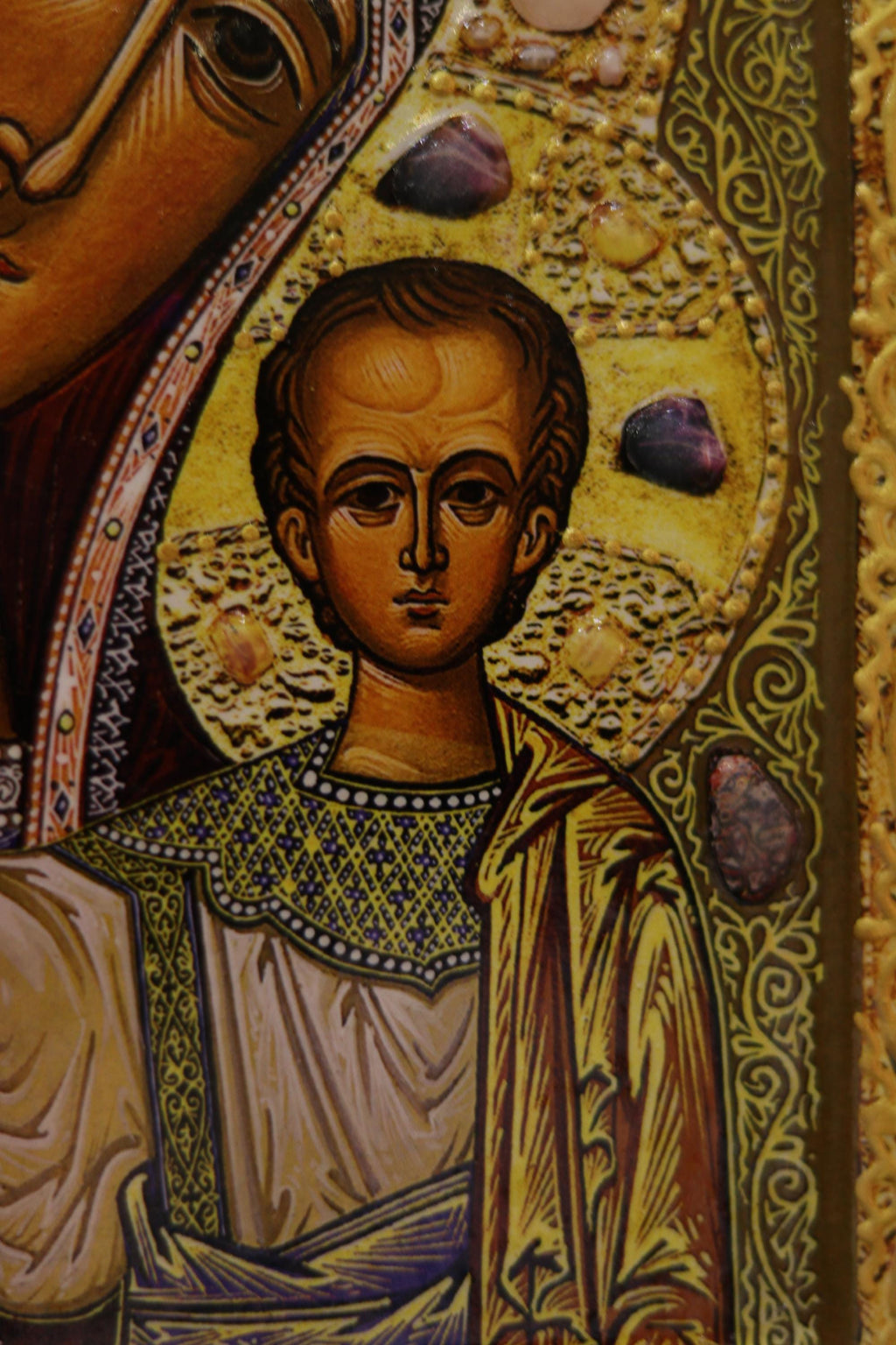 Virgin Mary Kazan Icon 7.9x5.9 in Orthodox Christian Wall Plaque