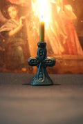 Orthodox candlestick, Ceramic candlestick, Orthodox icon, Orthodox cross, Small candlestick, Retro candlestick, Gift candlestick.