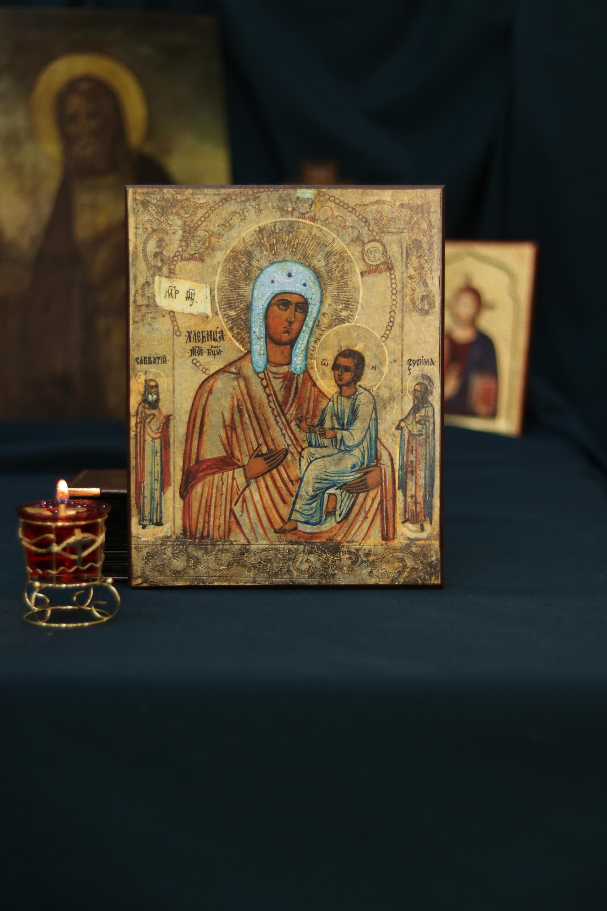 Piroshkovskaya Mother of God Icon Wooden Icon Orthodox Christian Icon