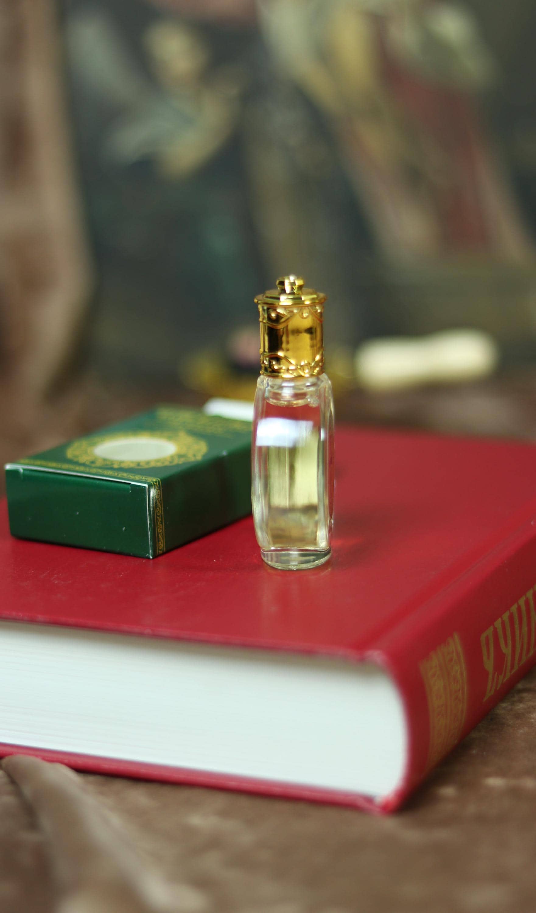 Orthodox Anointing Oil Roller Bottle, Holy Oil from Jerusalem, Prayer Oil with Cross, Christian Religious Gift, Healing Fragrance, Myrrh oil