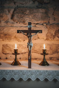 10" Resin Hand Painted Crucifixion of Christ.
