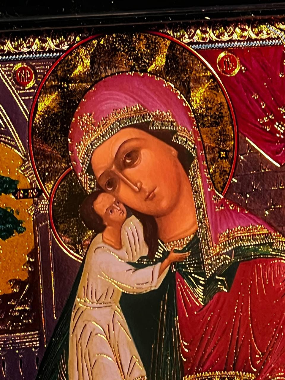 Icon of the Virgin Mary, God's mother, "Seeking of the Lost" icon, Orthodox icon, Orthodox christian, Christianity art, Icon 14x19 cm