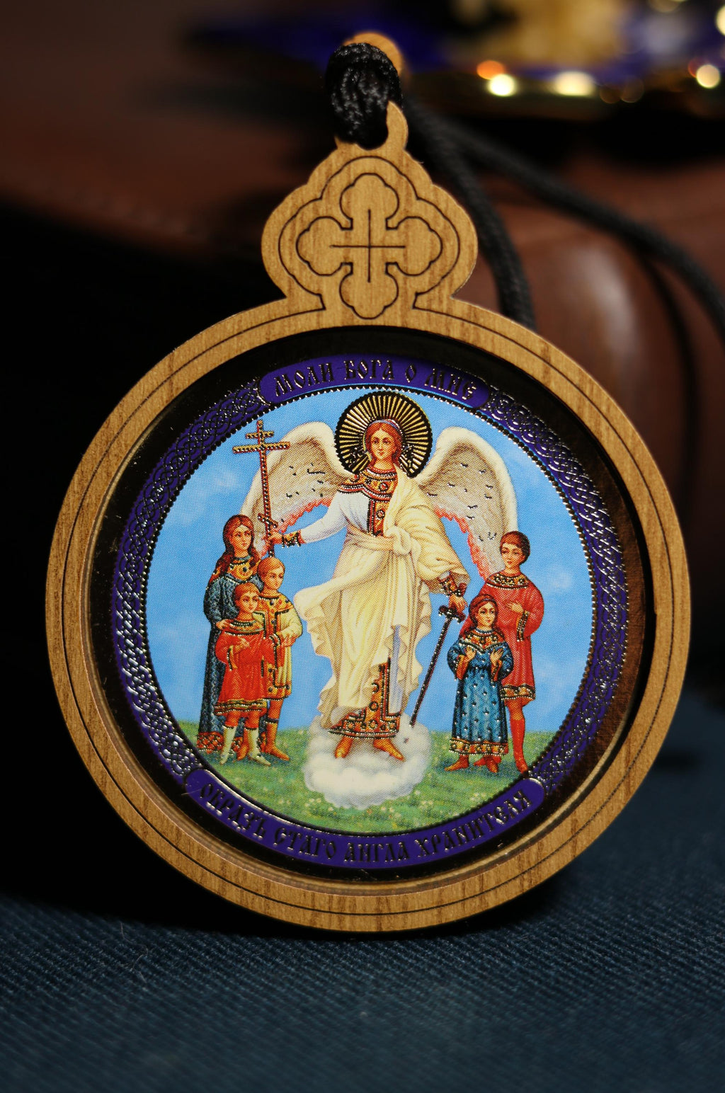 Car Pendant "Guardian Angel" – Greek Style,  Orthodox icon, Orthodox christian, Christianity art, Religious car decor,