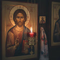 Hanging Vigil Oil Lamp, Orthodox Lampada, Byzantine Church Lamp, Prayer Corner Decor, Religious Decor