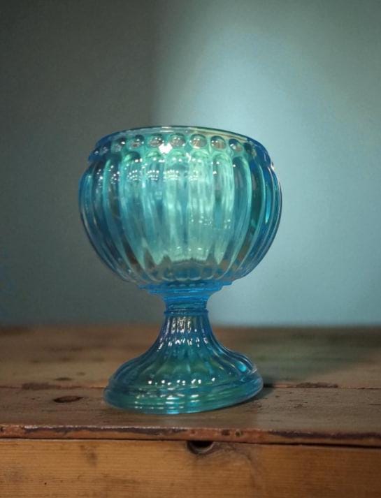Green Glass Icon Lamp 2.55x3.93 in, Oil Lamp, Retro Lamp, Hanging Oil Lamp, Oil Candle, Vintage Oil Lamp, Orthodox Christian
