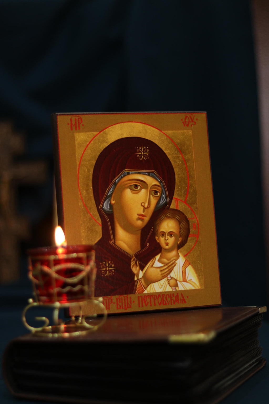 Petrovska Mother of God Icon Wooden Icon Orthodox
