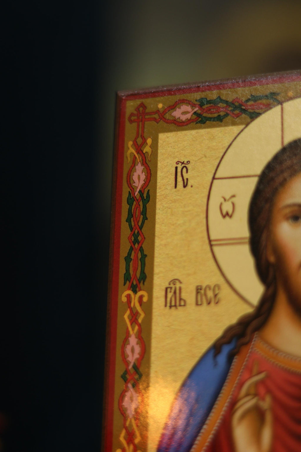 Jesus Christ Pantocrator Icon Wooden Icon Orthodox Icon Art