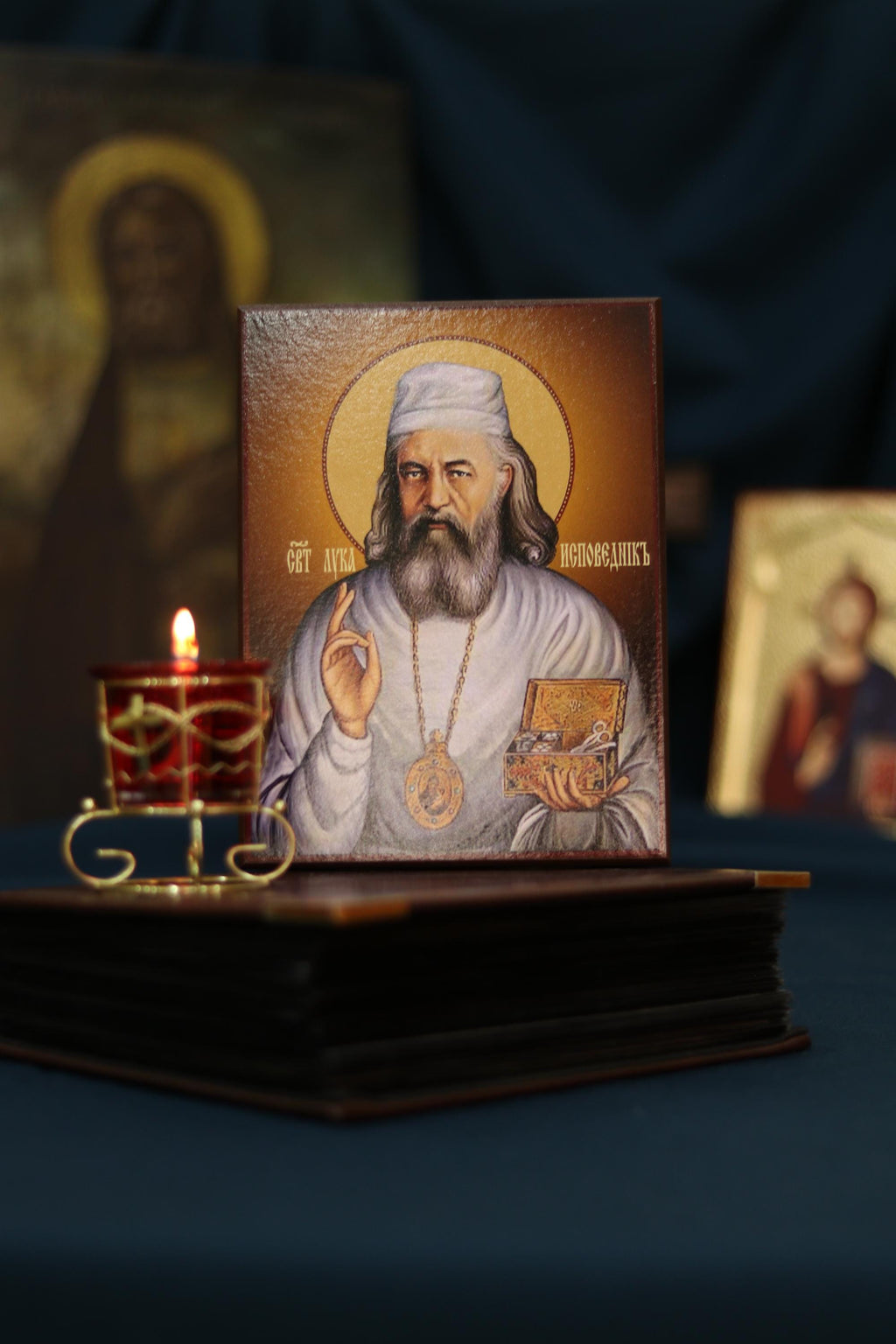 St Luke Crimea Doctor Orthodox Wooden Icon
