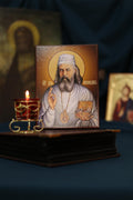 St Luke Crimea Doctor Orthodox Wooden Icon
