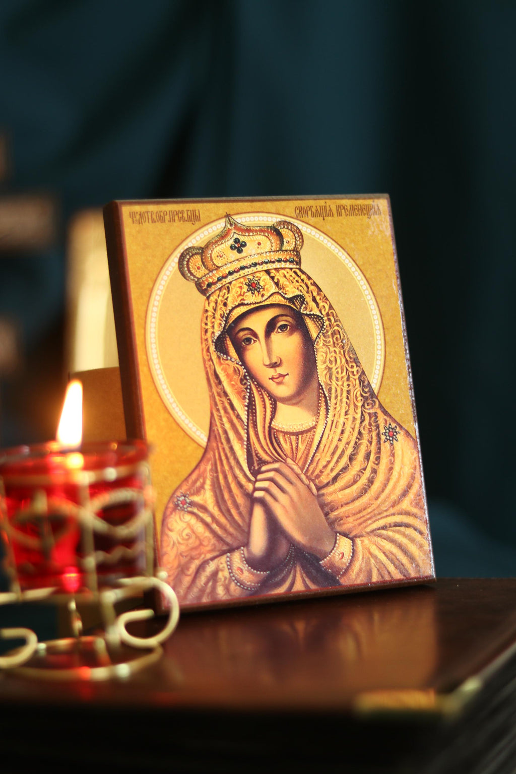 Wooden Icon Orthodox Icon , Virgin Mary Icon, Christian Icon, Orthodox Icon