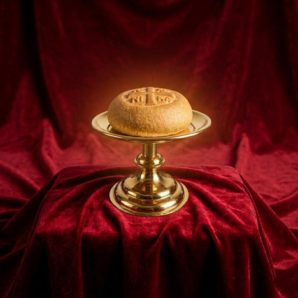 Orthodox Brass Diskos Paten 5.9 in Church Plate Lacquered