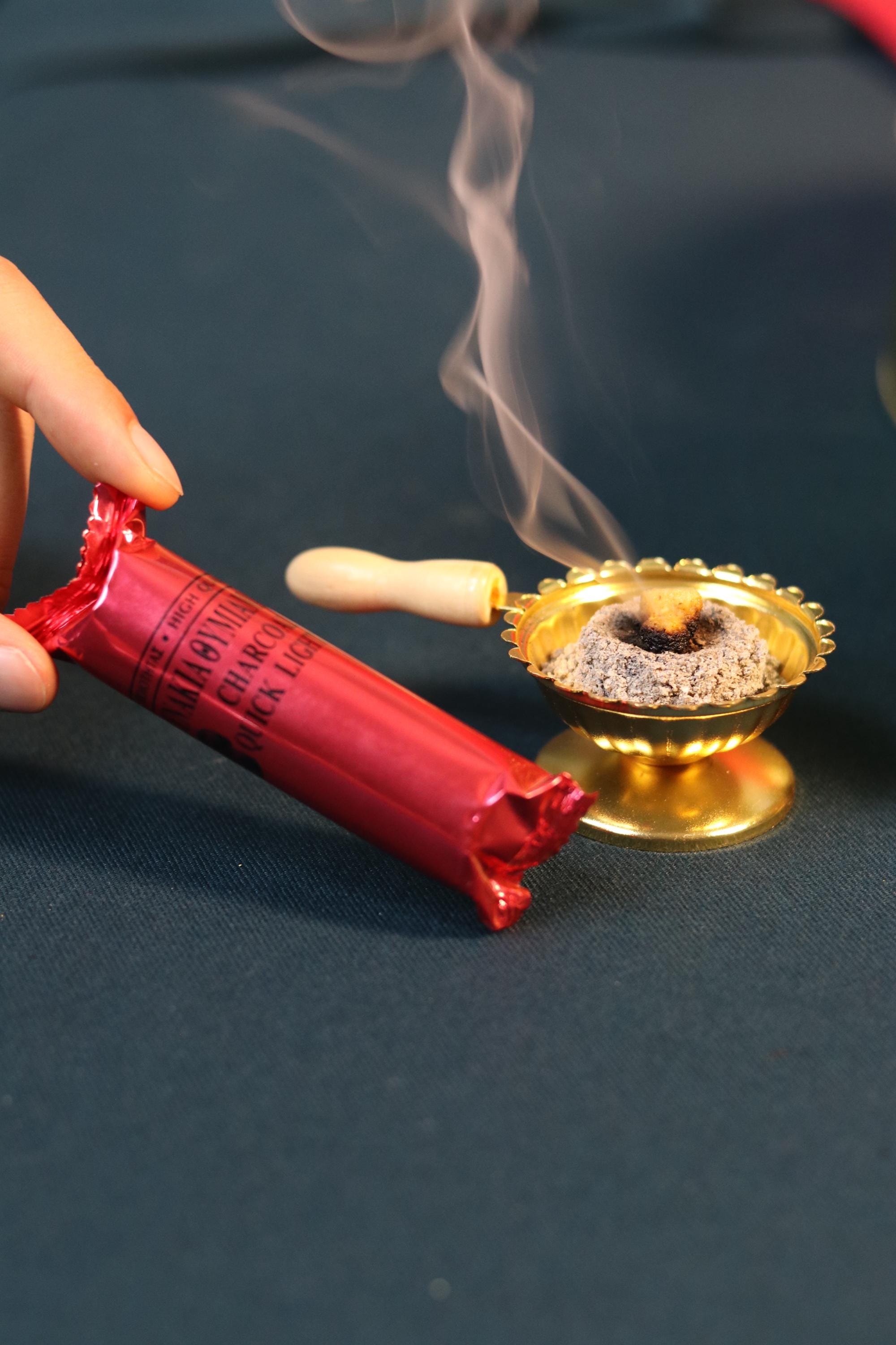 Orthodox Incense Set – Metal Censer, 60g Natural Resin Incense, Charcoal Tablets, Prayer Burner for Home Altar or Church Use