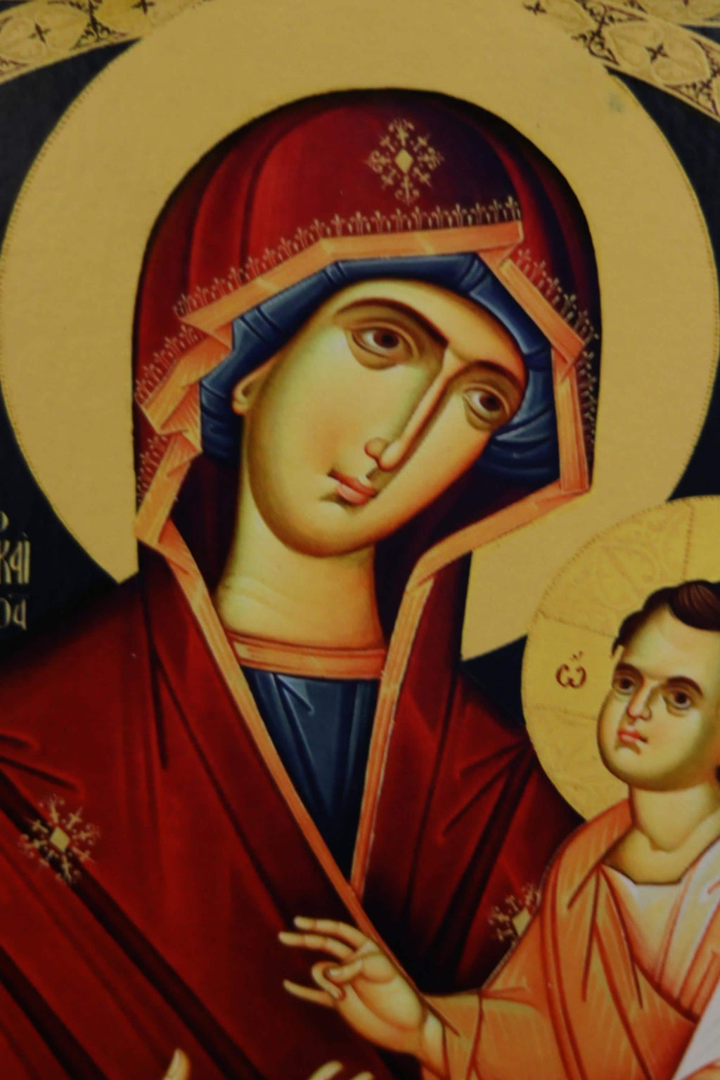 Iveron Mother of God Icon, Orthodox Wooden Icon –