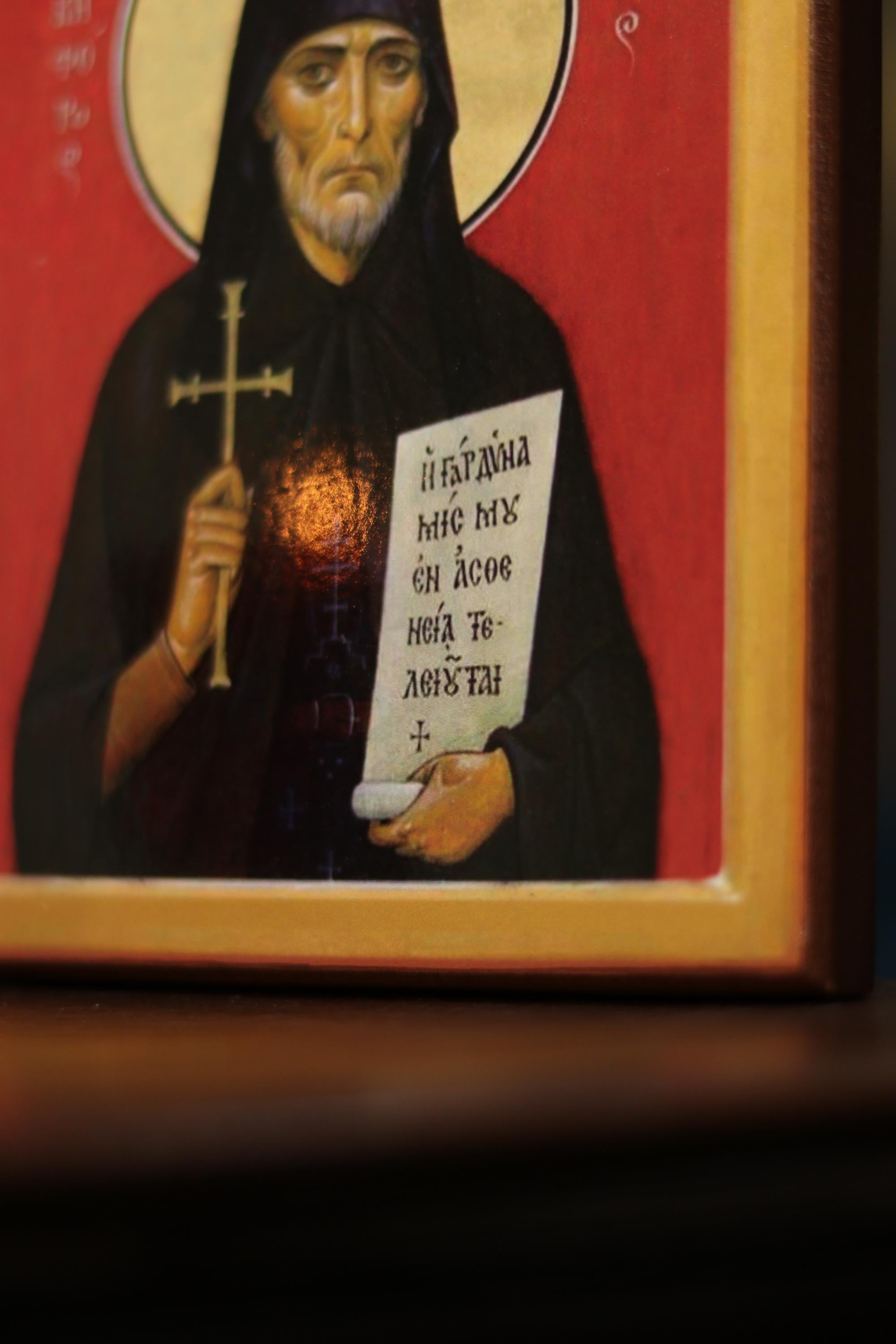 Saint Nikephoros Icon Wooden Icon , Orthodox Christian Byzantine Art