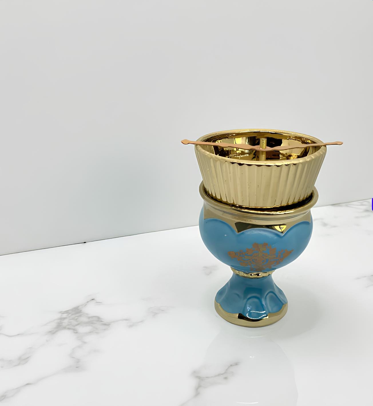 Ceramic Table Oil Lamp 4.7in, Icon Lamp, Vintage Oil Candle, Retro Oil Lamp, Glass Oil Lamp, Orthodox Lamp, Prayer Lamp, Religious Gift