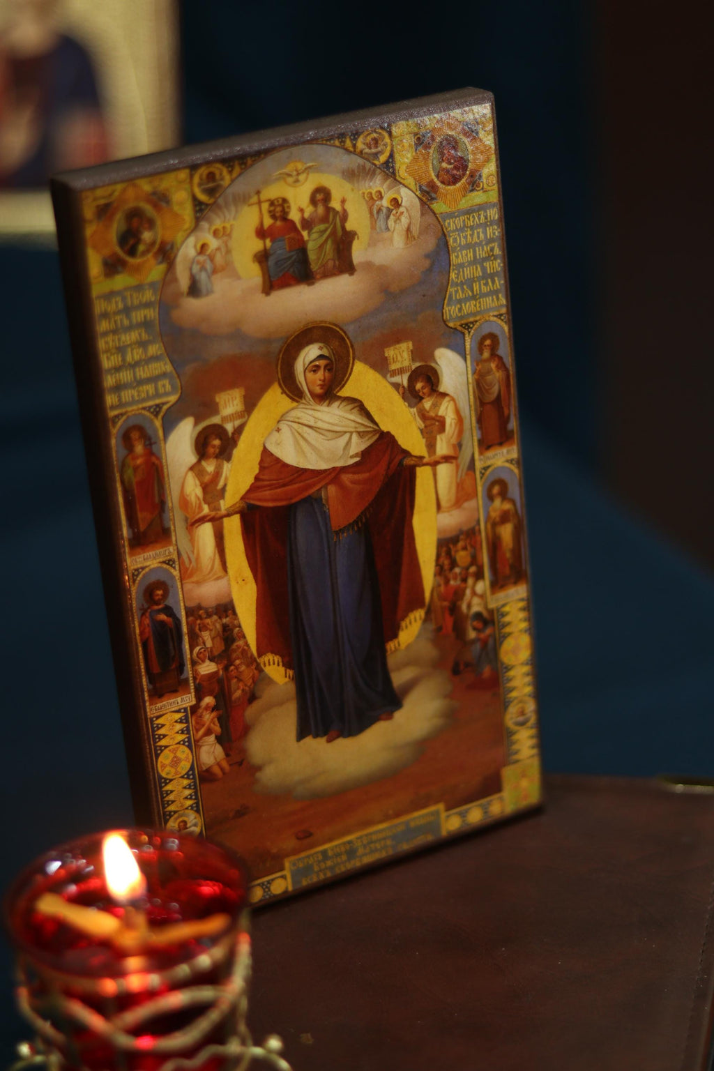 Joy of All Who Sorrow Icon Wooden Icon Orthodox