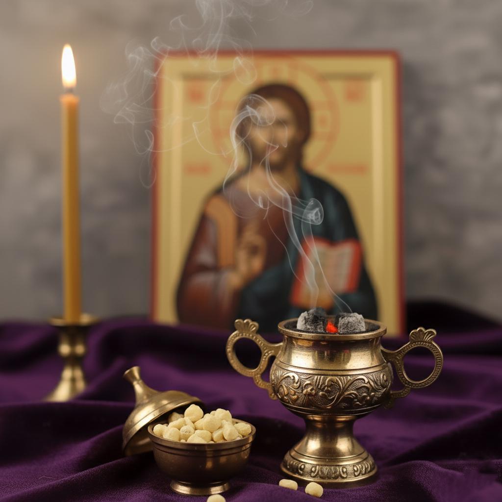 Greek Incense “Two Angels” Kitpino Scent | Orthodox Church Incense | Handmade Athonite Frankincense | Religious Gift | Spiritual Home Decor