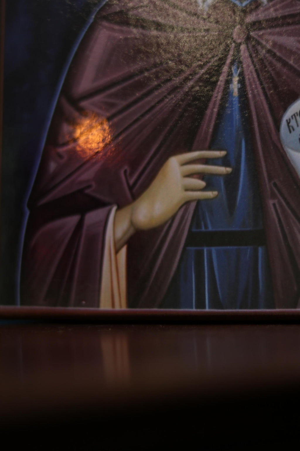 Saint Sabbas the Sanctified Icon, Orthodox Wood Icon