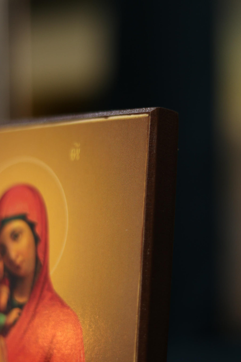 Pochaev Mother of God Icon Wooden Icon Orthodox Icon