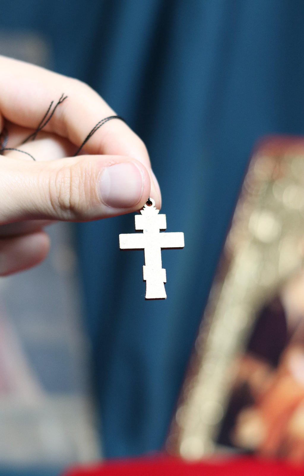 Handmade wooden Orthodox cross, Wooden cross, Orthodox pendant, Christian cross, Jesus crucifix, Wlessed cross, Orthodox necklace