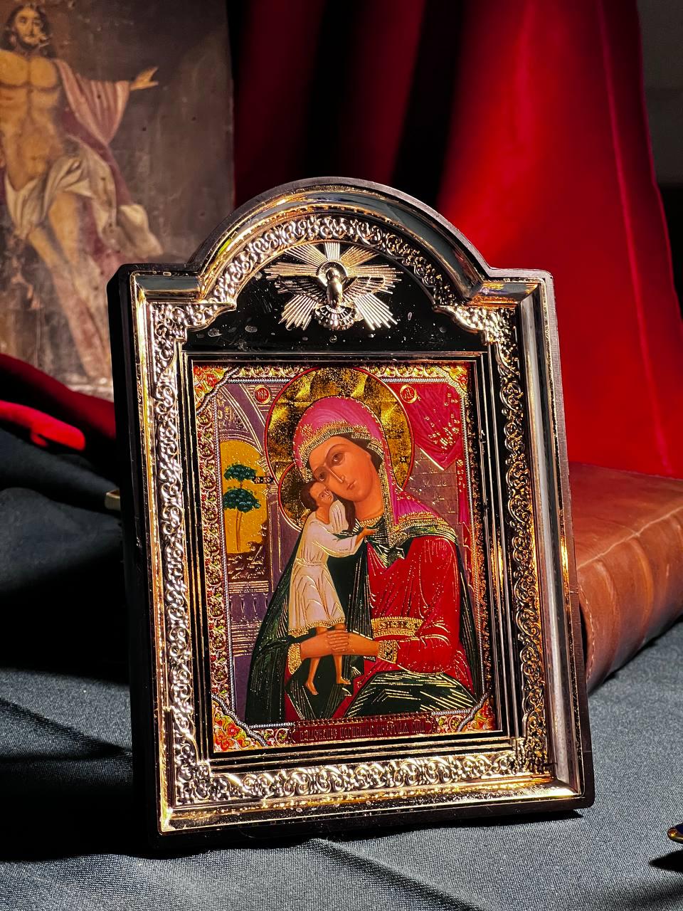 Icon of the Virgin Mary, God's mother, "Seeking of the Lost" icon, Orthodox icon, Orthodox christian, Christianity art, Icon 14x19 cm
