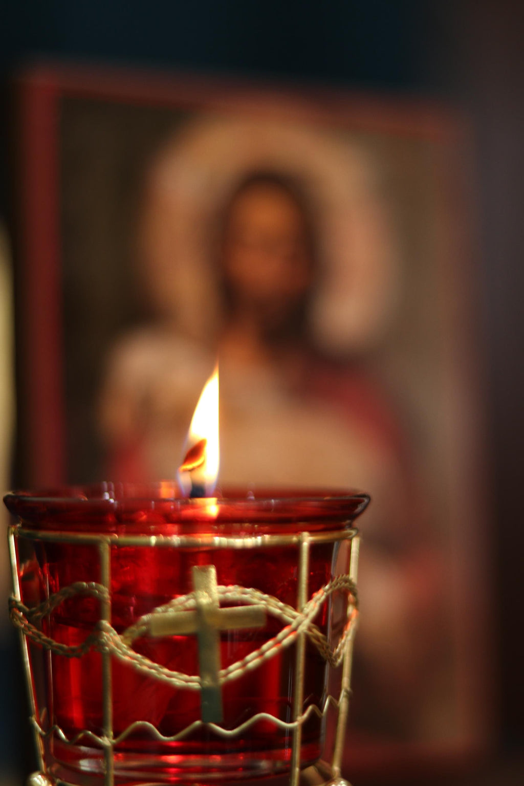 Orthodox Icon Jesus Christ Good Shepherd Wooden Icon