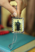 Orthodox Car Pendant Icon 1.6x2 in, Blessed Icon of Saint Gabriel Urgebadze, Religious Car Charm, Christian Gift, Travel Protection