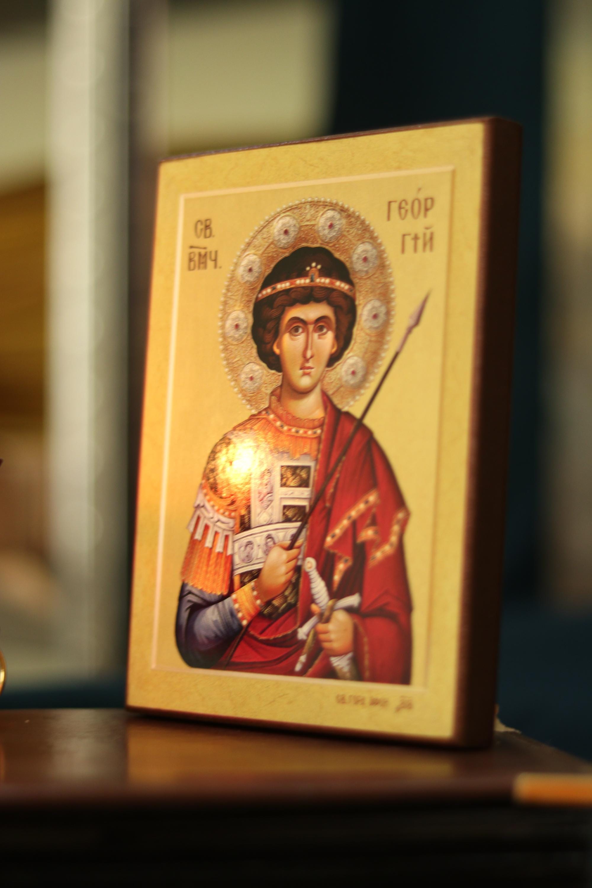 Wooden Icon Orthodox Icon , Saint George Icon, Christian Icon, Orthodox Icon