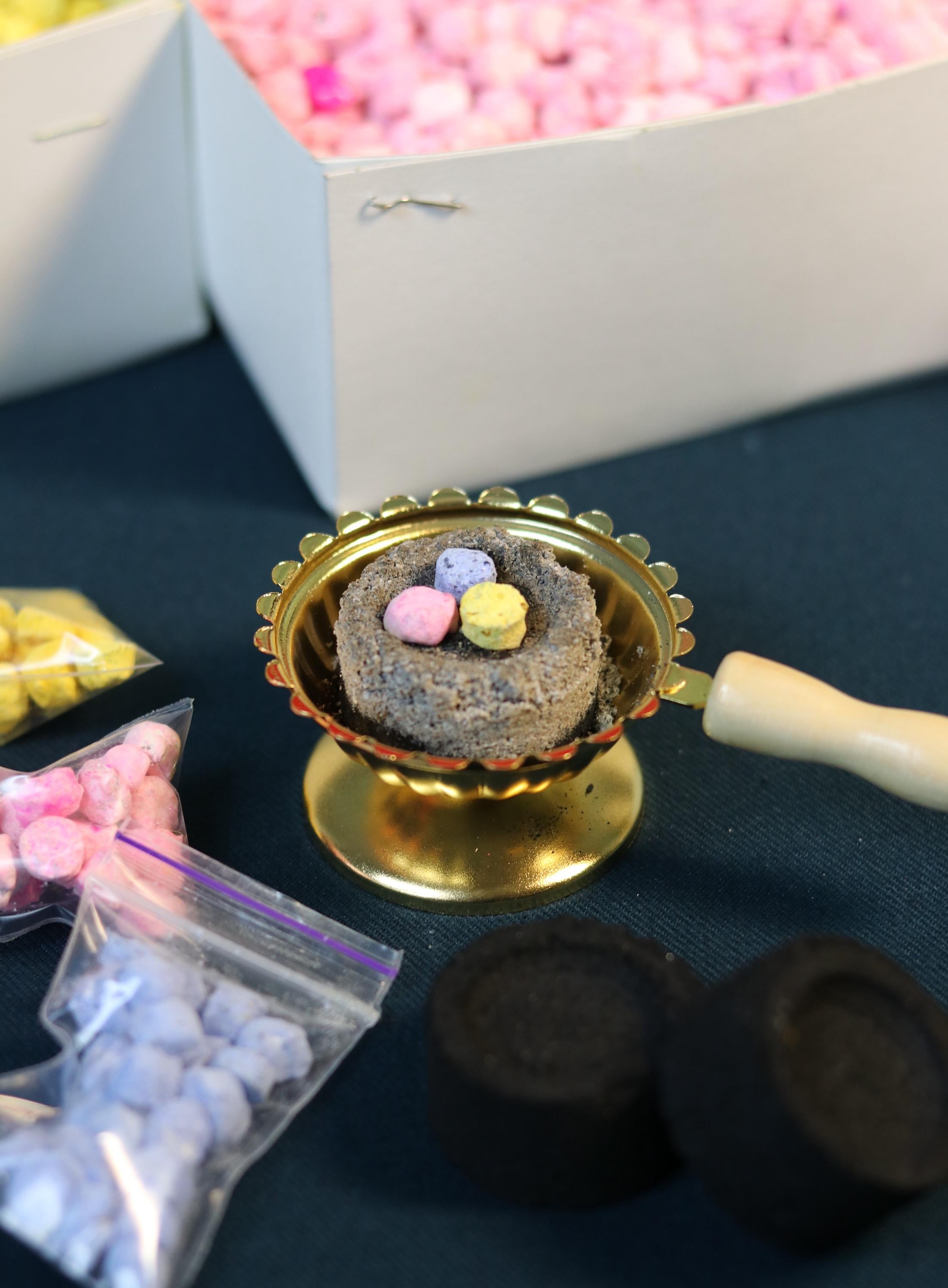 Orthodox Prayer Set – Metal Censer, 60g Monastery Incense, Charcoal Tablets, Incense holder, Incense burner, Incense sticks, Orthodox prayer