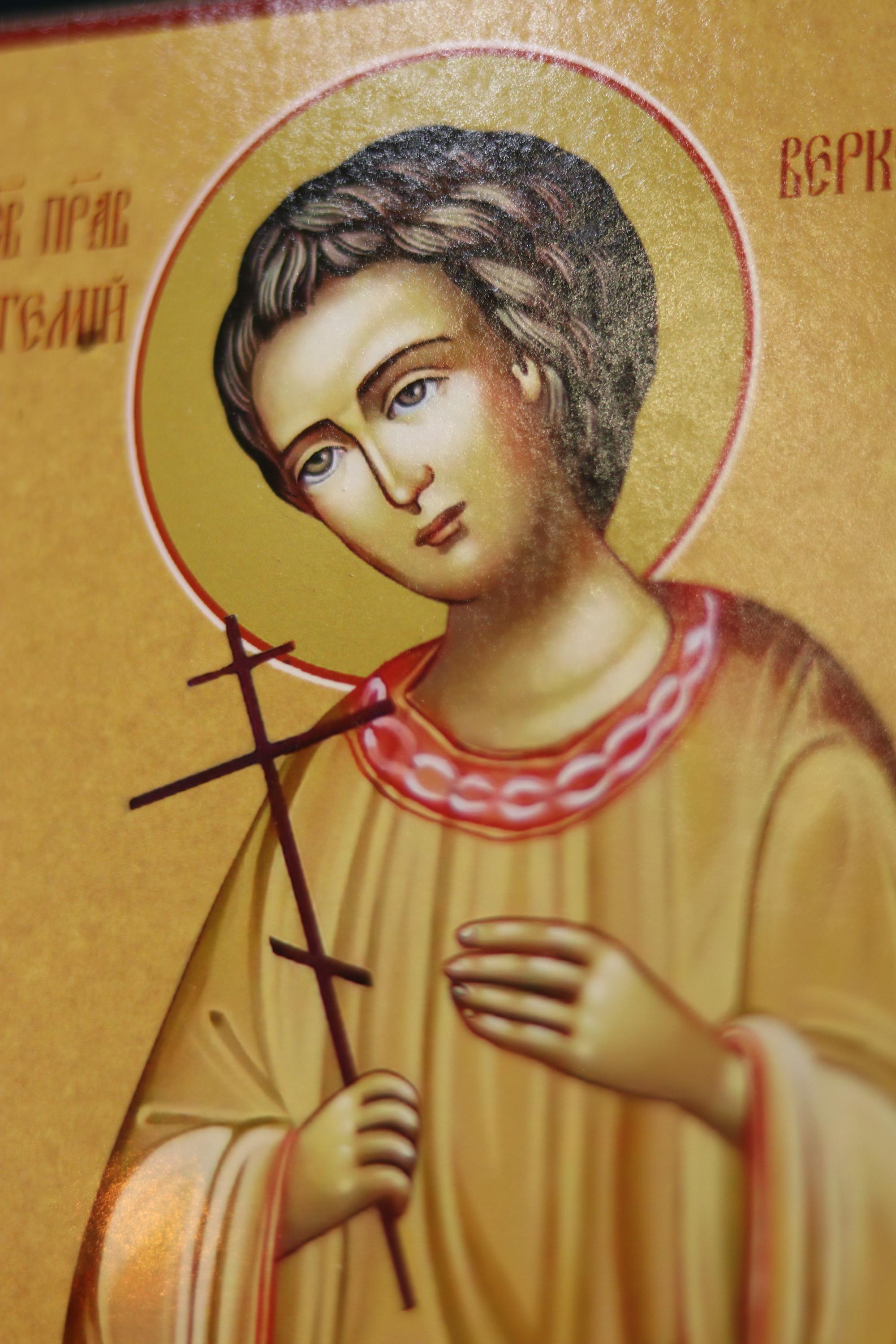 St Artemy Verkolsky Icon Wooden Icon Orthodox Icon, Christian Wall Art