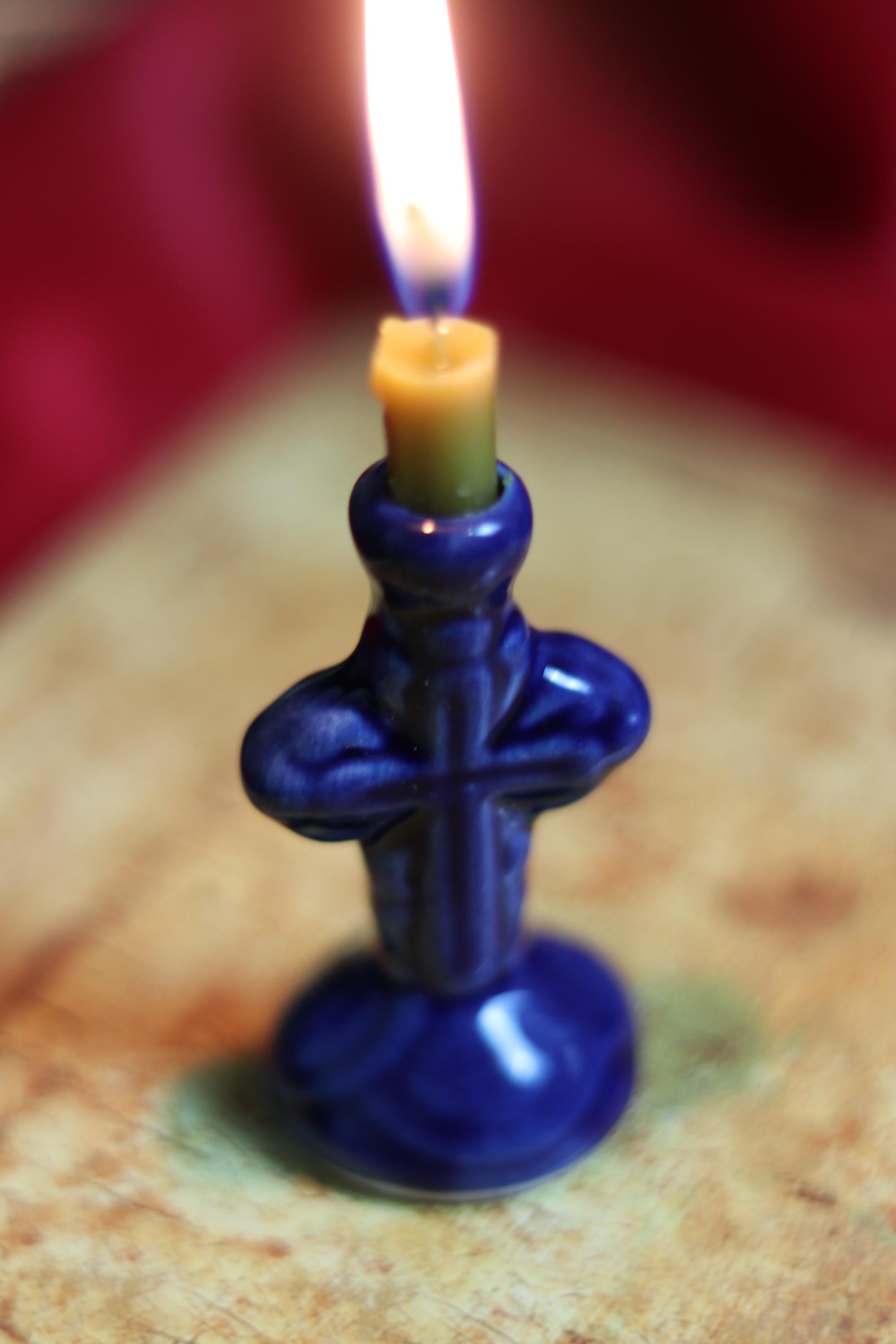 Orthodox candlestick, Ceramic candlestick, Orthodox icon, Orthodox cross, Small candlestick, Retro candlestick, Gift candlestick.