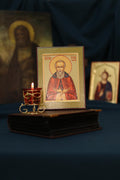 Joseph Volotsky Icon Wooden Icon Orthodox Prayer Icon