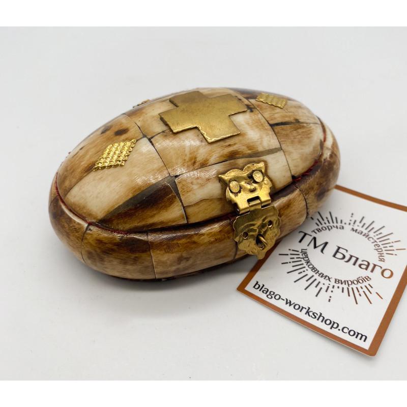 Wooden Incense Box 4x1.6x1.2 in, Orthodox Incense Holder, Church Incense Box, Religious Box